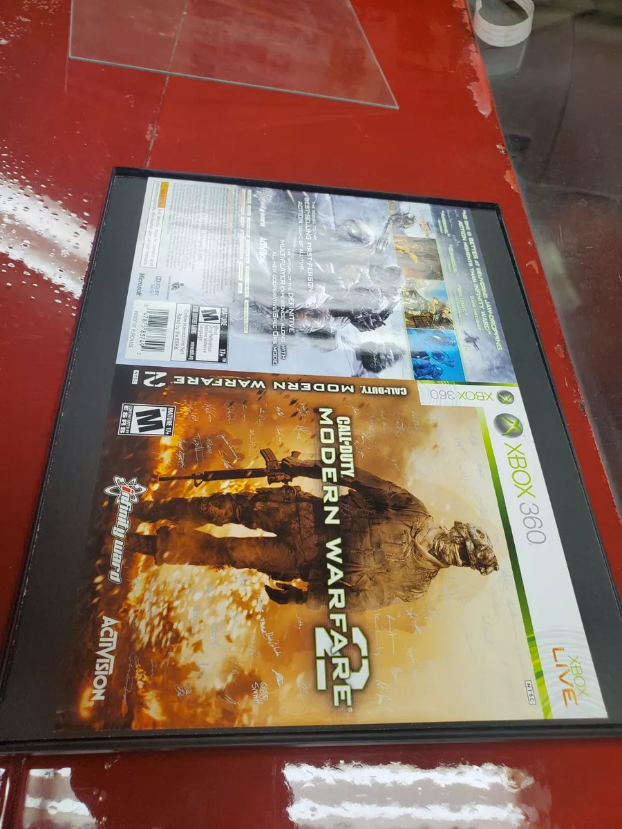 COD MW2 Xbox 360 signed cover art variant??? : r/gamecollecting