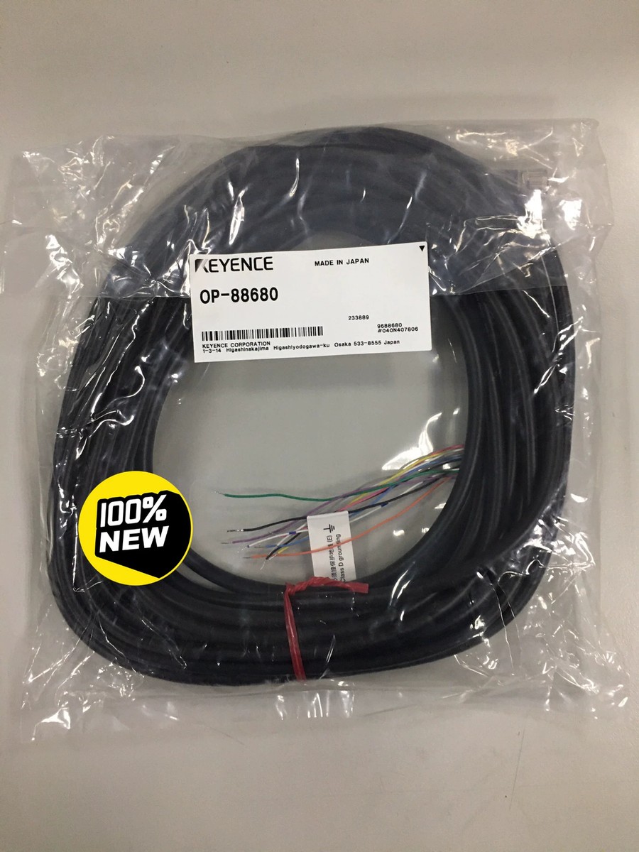 1pcs KEYENCE OP-88680 Control Cable 10m | eBay