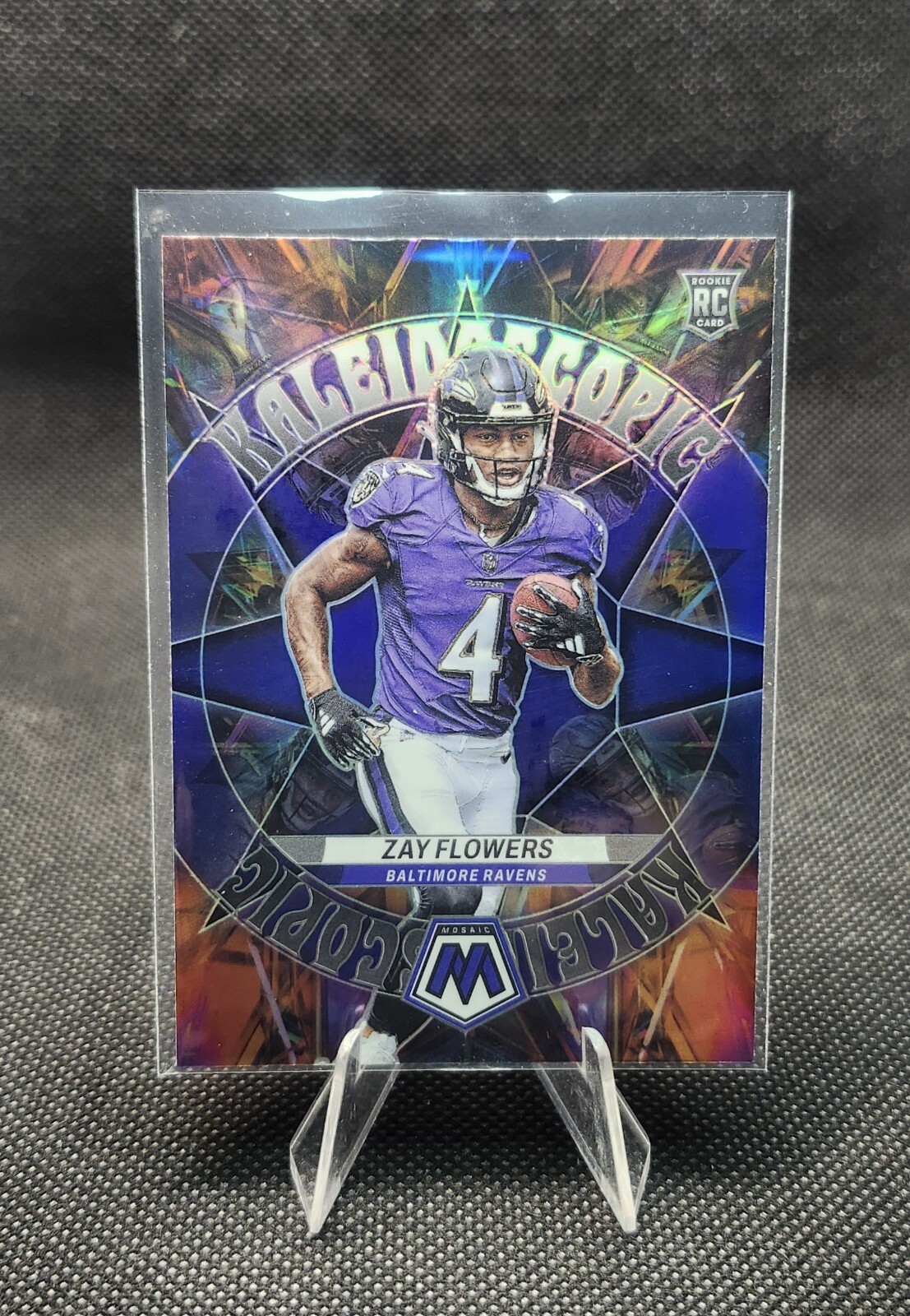 2023 Mosaic Kaleidoscopic #11 Zay Flowers RC SSP Baltimore Ravens