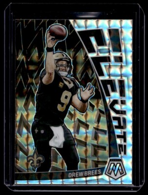 2023 Panini Mosaic Drew Brees Mosaic Prizm Elevate #E-DB New Orleans Saints