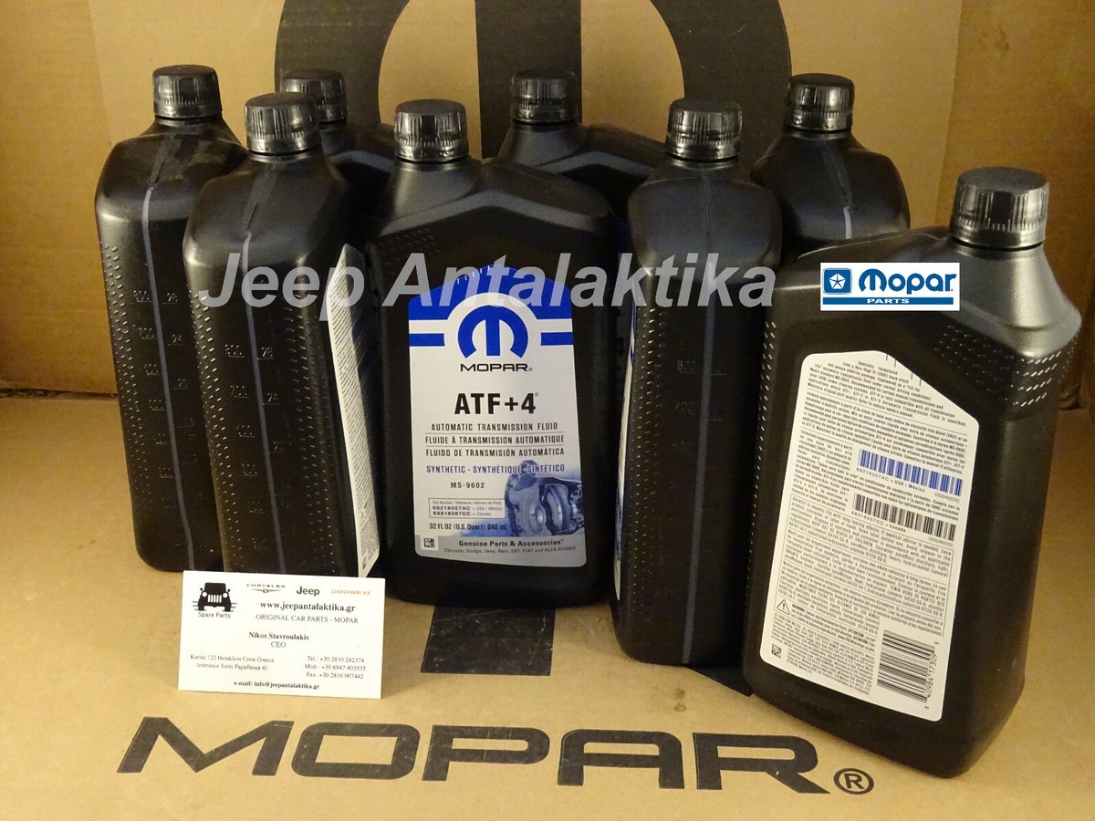 Automatic Transmission Oil ATF+4 68218057AC New Genuine Mopar 8x0