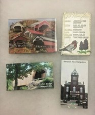 Set Of 4 New Hampshire Fridge Magnets