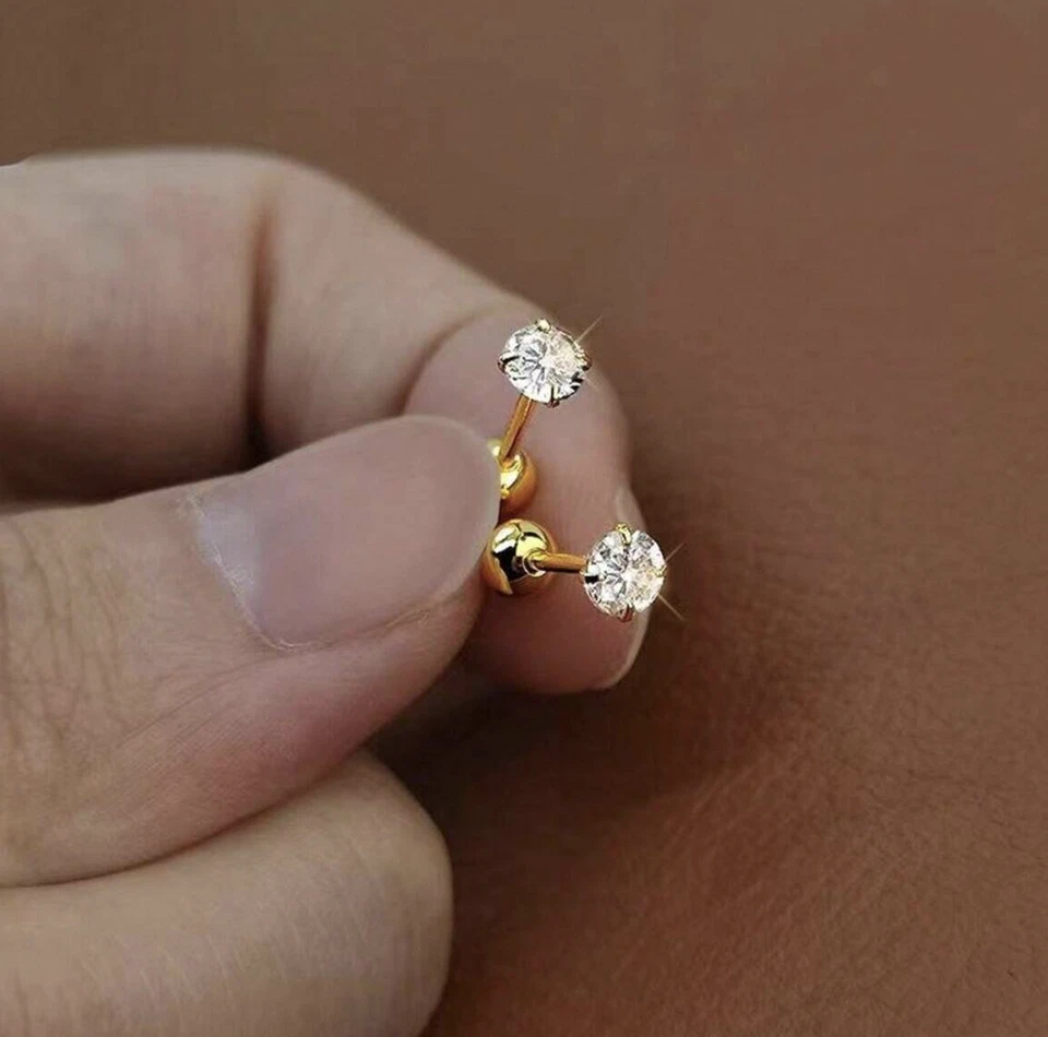 Aretes Argollas En Oro 10k Pendientes Joyería Fina De Moda Regalos Para Mujer Foto 2 de 4