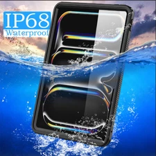 For iPad Pro 13 Inch Case M5 2025 Waterproof Military Shockproof Full Body Stand