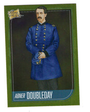 ABNER DOUBLEDAY 2021 SUPER BREAK PIECES OF THE PAST GOLD FOIL PARALLEL