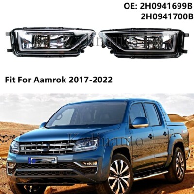 Front Clean Fog Light Lamp With Bulb For VW Amarok 2017 2018 2019 2020 2021 2022