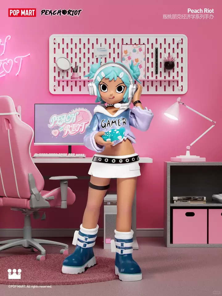 Frankie Diva POP MART Peach Riot Rise Up Series Mini Figure