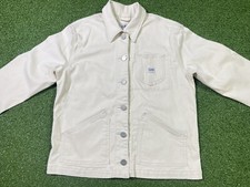 Lee Workwear Chore Jacket Cream Denim Coat Womens - Xs