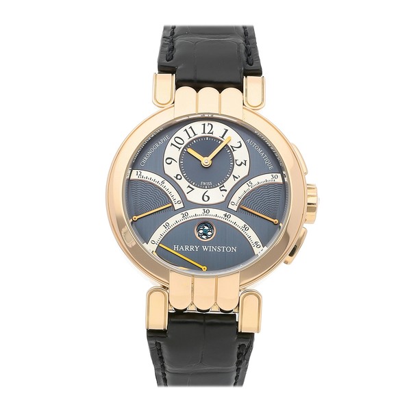 Harry Winston Premier Excenter Rose Gold Auto 39mm Watch 200/MCRA39RL.A