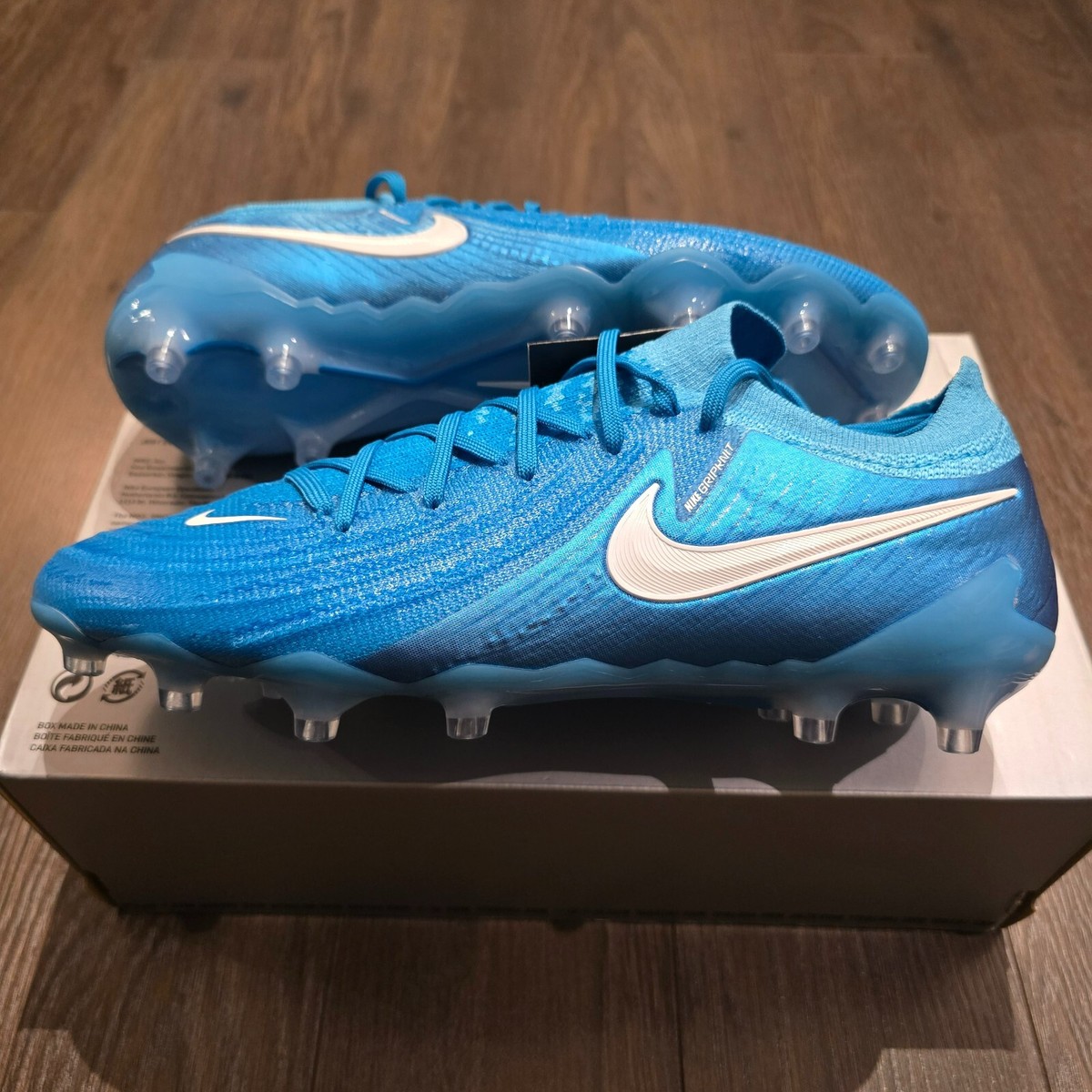 Nike Phantom GX 2 Elite AG Blue Fury White FJ2554-400 men sz 13 | eBay