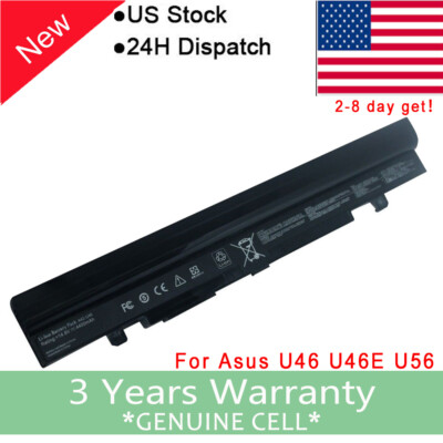 For ASUS A42-U46 Battery 14.8V 5200MAH For ASUS U46 U56 A32-U46 A41-U46 5.2Ah