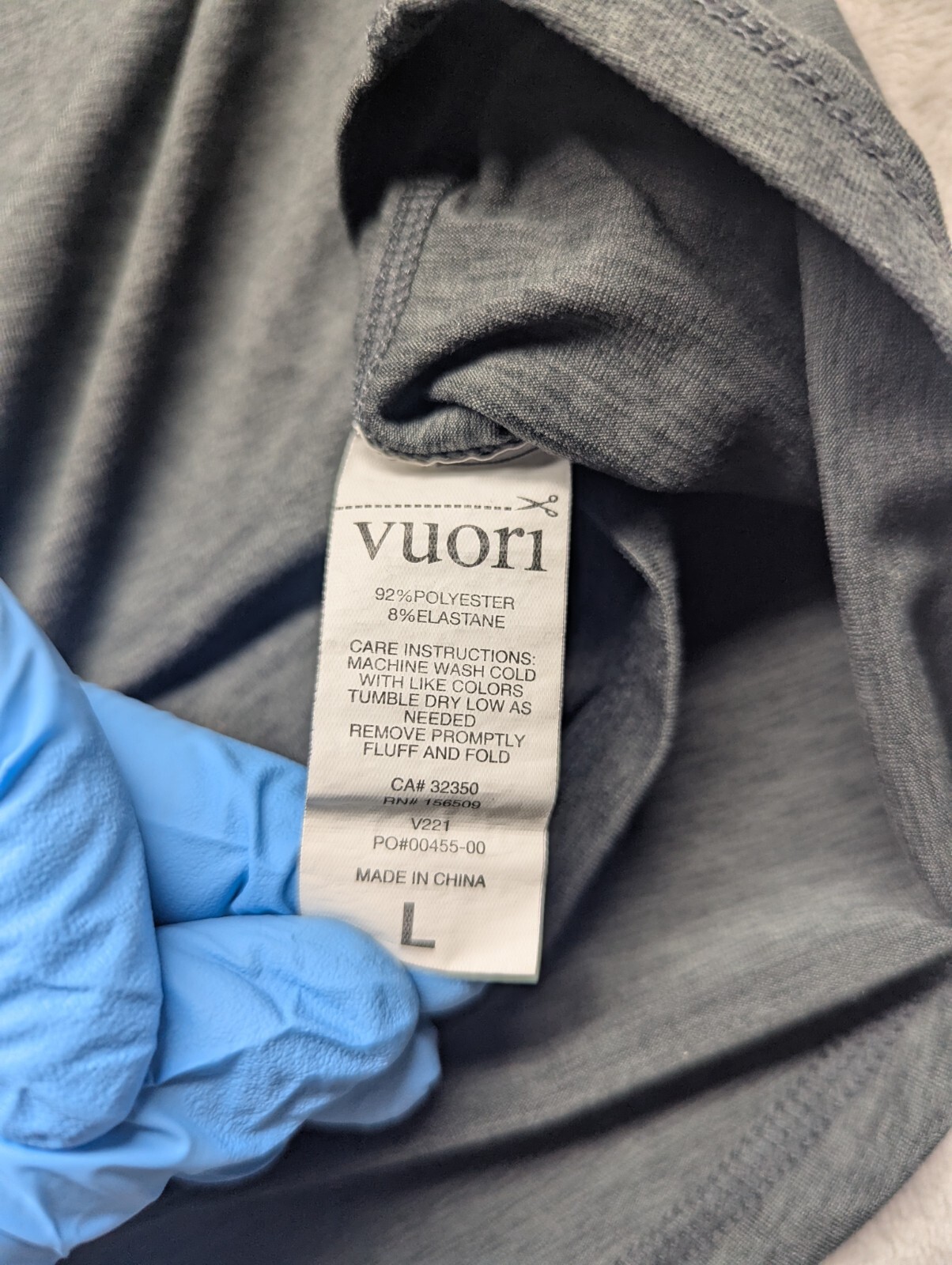 Vuori Ease Pullover Mens Large Gray Performance H… - image 6