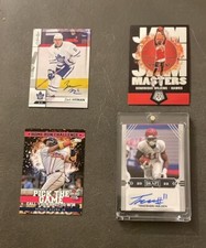 Zach Hayman, Dominique Wilkins, Ronald Acuna Jr., Traeshon Holden sports cards