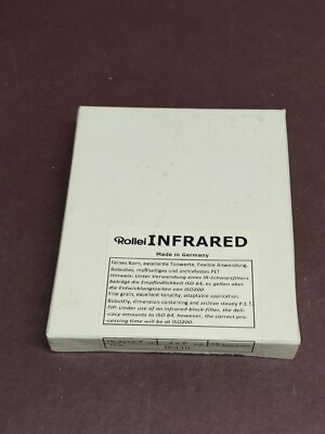 Rollei Infrared RI410, 4x5, 25 Sheets, Black and White Film EXP