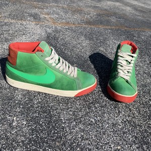 RAREð¥ Nike Blazer Premium SB Green Spark Pimento Red Sz 10.5 314070-331 Lime | eBay