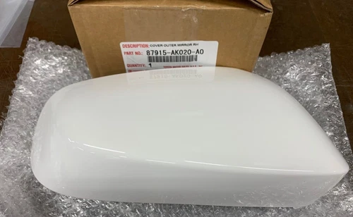 OEM TOYOTA TACOMA OUTER MIRROR COVER WHITE PASSENGER SIDE FITS 2024-25