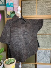 Rare Vintage May Of London On Trend, Toggled, Collar Cape, 75% Wool Uvgc