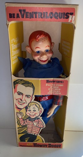 Vintage 1973 Howdy Doody Ventriloquist 24" Doll Puppet NBC In Original Box