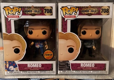 FUNKO POP Baz Luhrmann ROMEO + JULIET - VAULTED ROMEO CHASE 708 Set w/PROTECTOR
