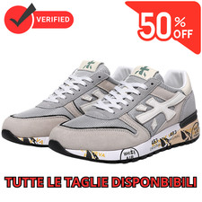 Premiata Mick 6171 Uomo Sneakers Grigio Beige White Air Running Casual 36-45