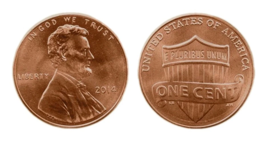 2014 Lincoln Shield BU, DDO, Double, Extreme Die Clash Penny, Cent, Error Coin. - Image 3 of 3