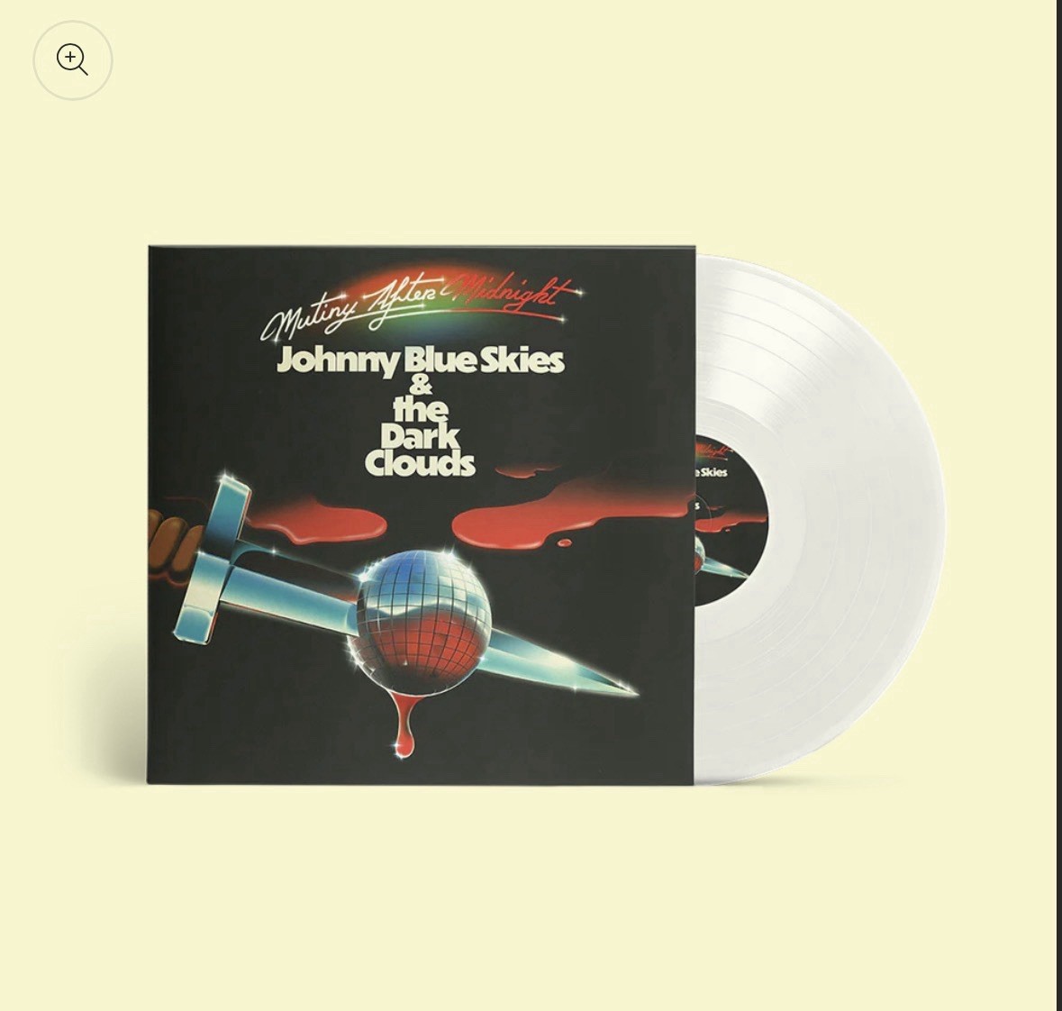 RARE!! Johnny Blue Skies - Mutiny After Midnight - Ultra Clear