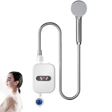 Electric Water Heater for Shower 3500W Digital LED Display IPX4 Waterproof