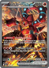 Lightly Played, English Pokemon Holo Volcanion ex - 182/159 - Special Illustrati