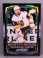 Mark sSone 2023-24 Upper Deck Engrained Synthesis Green #S-17 VGK Golden Knights