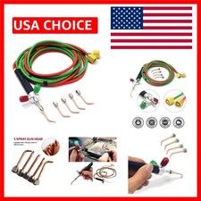 Mini Oxygen Torch Kit, Micro Oxygen Acetylene/Butane Gas Welding Torch with 5...