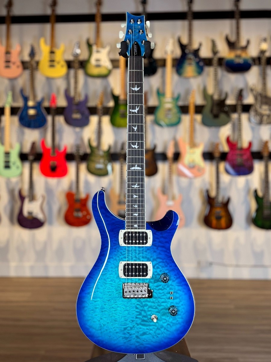 PRS SE Custom 24-08 Quilt - Lake Blue - Quilt Maple Top | eBay