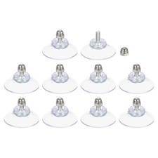 10 Packs Suction Cups for Glass 30mm/1.2" Dia Sucker Pads with M4 x 10mm Screw 