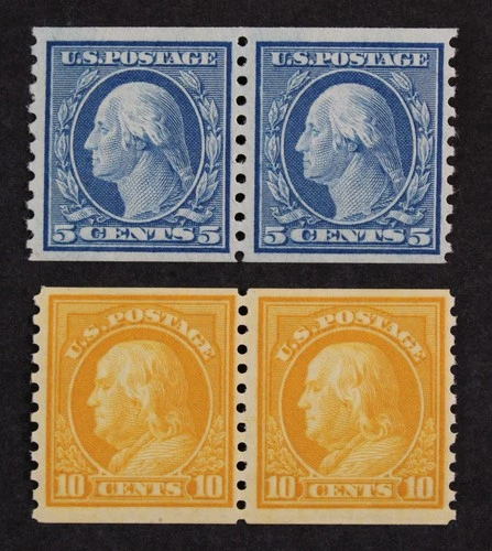 CKStamps: US Stamps Collection Scott#496 497 Washington Mint NH OG 24 3/4mm