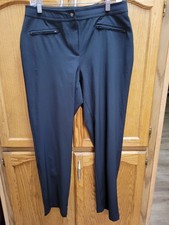 Black Strait Leg Weekender Athleisure Pants. Zenergy By CHICOS sz Med 8/10