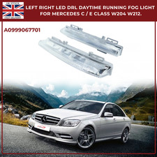Left Right LED DRL Daytime Running Fog Light FOR MERCEDES C / E SLK CLASS C207