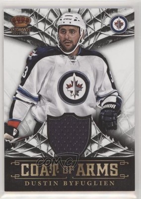 2013-14 Panini Crown Royale Coat of Arms Materials Dustin Byfuglien #CA-DBY 2r8
