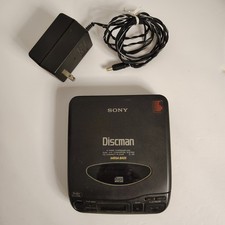 Sony D-33 Discman CD Player with AC Adapter, PARTS/REPAIR, PLZ READ DESCRIPTION