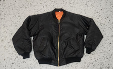 Rothco Black MIL-J6141 MA-1 Flight Bomber F/Z...