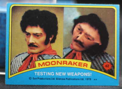 1979 Topps James Bond's Moonraker (EX) #42 ''Testing New Weapons!''