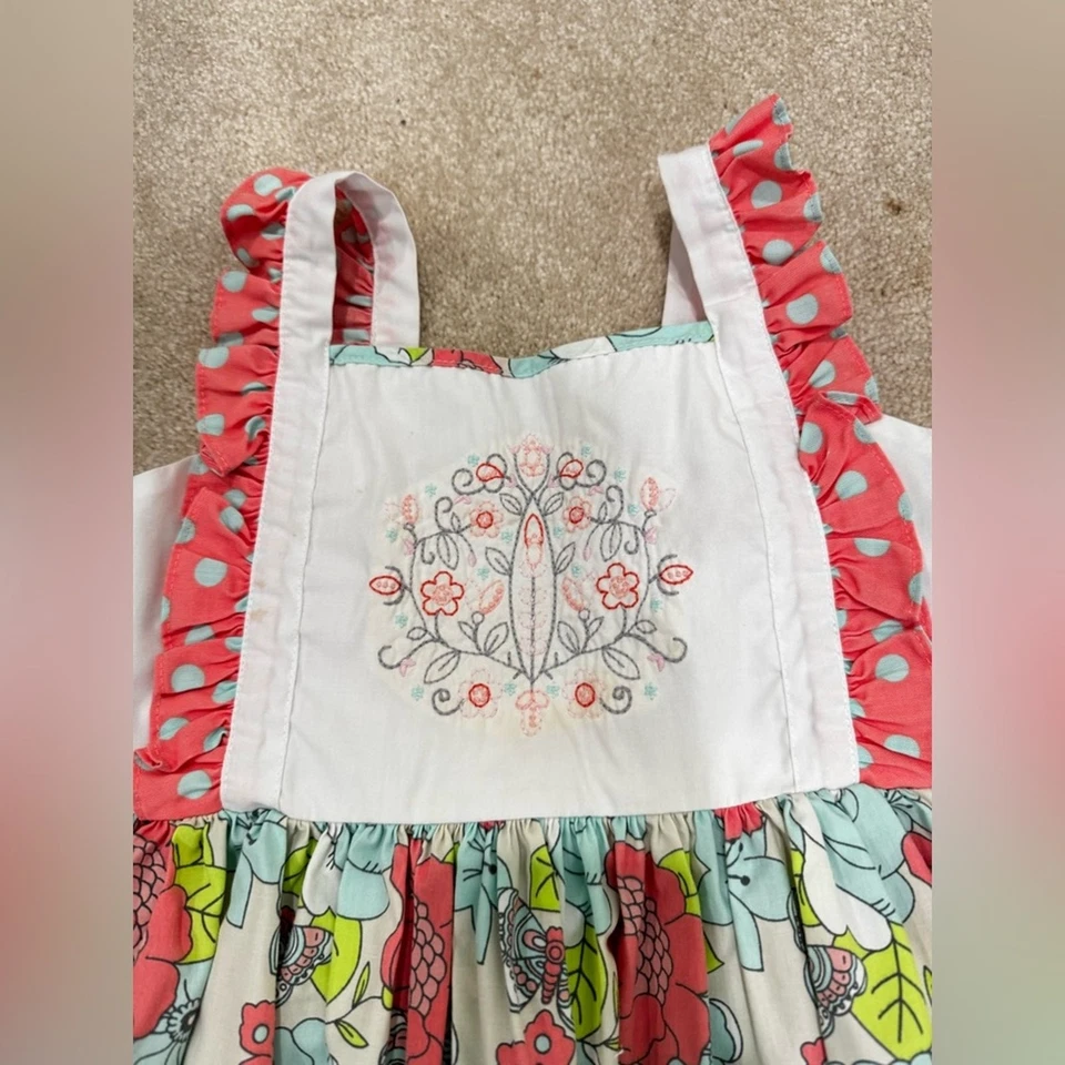 Niñas Southern Tots, Vestido Floral Niños con Corpiño Bordado, Talla 6 Foto 2 de 4