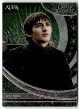 Kakawow Aura Game of Thrones 2025 Trading Card AQY-IGR-08 Bran Stark Green 13/25