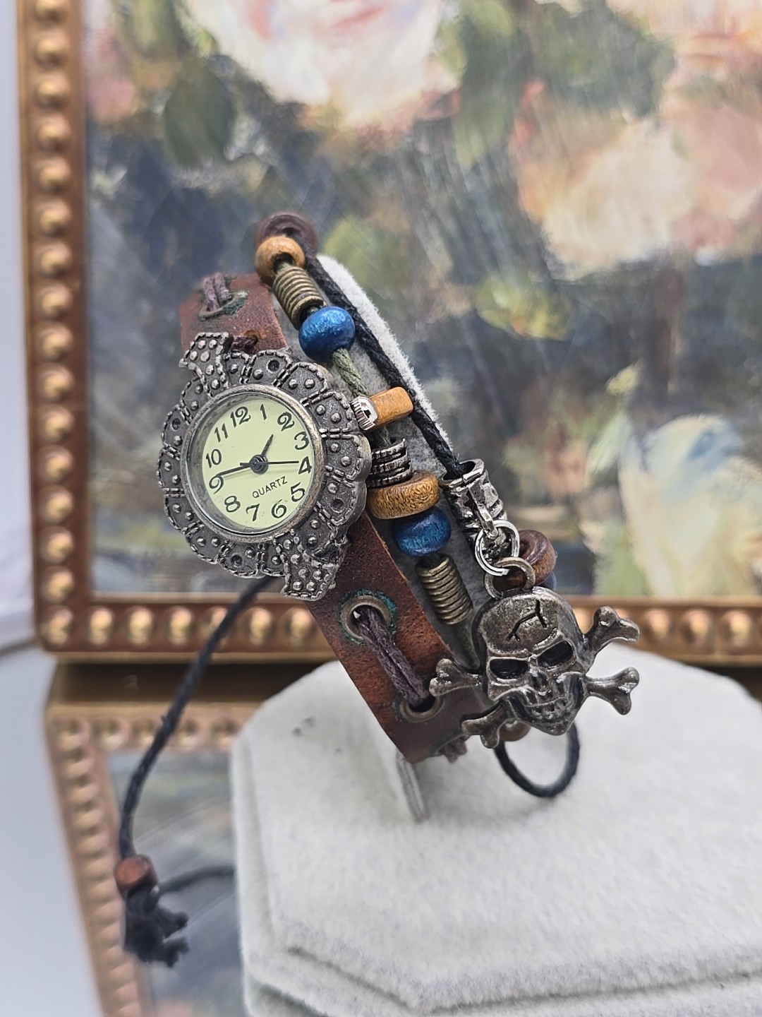 Vitage-style Multi-layer Leather Wrap Bracelet Wa… - image 1