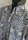 Vintage Reyn Spooner x Rotary Int'l Lahaina Sailor Blue Hawaiian Mens L Shirt — photo 1