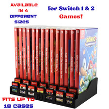 Nintendo Switch 1 2 Game Case Holder Stand Rack Organizer Cartridges Games