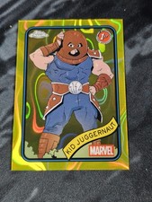 KID JUGGERNAUT 2025 Topps Chrome Marvel #60 Yellow Lava Refractor 丶