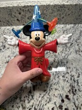 Disney Parks Mickey Mouse Sorcerer Spinner Light-Up Toy 8 Tested Works