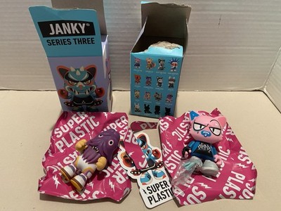 SuperPlastic Vinyl Figures Janky Series 3 Anna Catfish Pete Fowler W/ Box