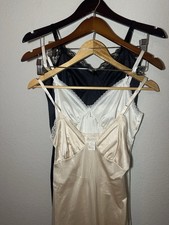 Vintage Texsheen  Sears Slip Dress Lot of 3 Size Small Babydoll Lace Lingerie