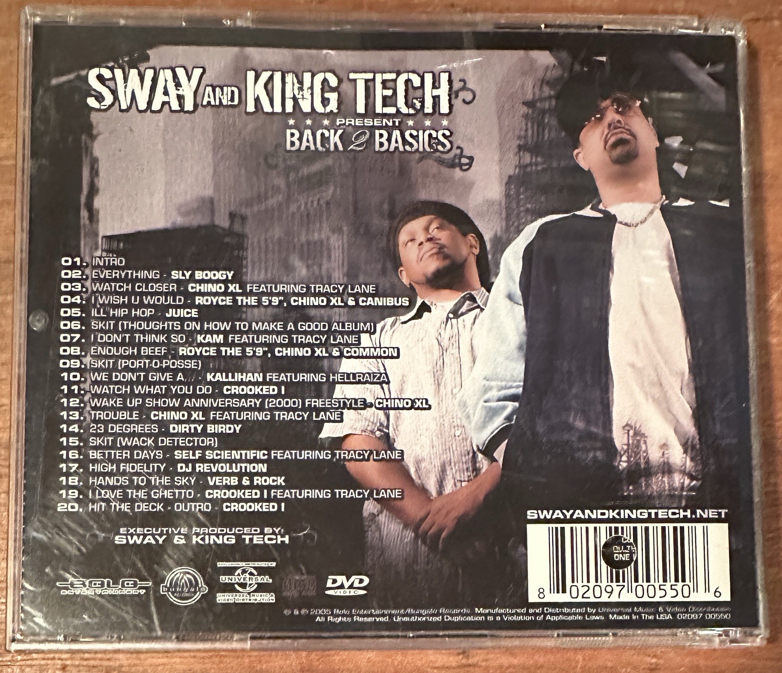 Sway & King Tech CD & DVD Set Presents Back 2 Basics