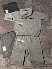 NEW FOG Essentials Relaxed Dark Oatmeal Bundle Size Medium 100 Authentic  